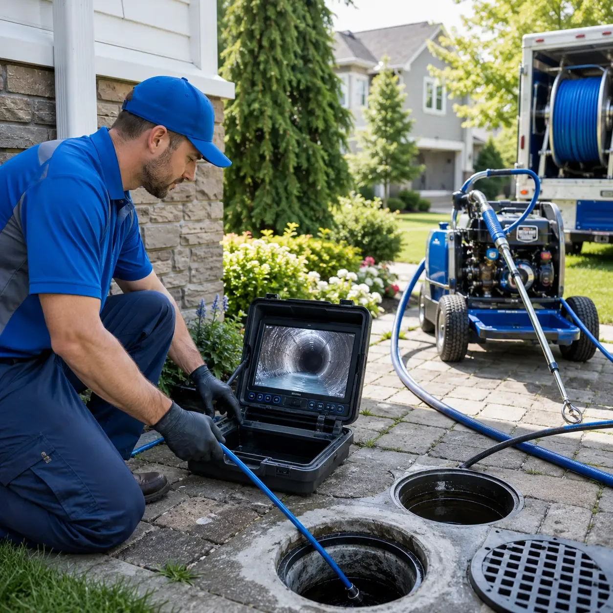 Outdoor drain cleaning professionals serving Fall Branch, TN